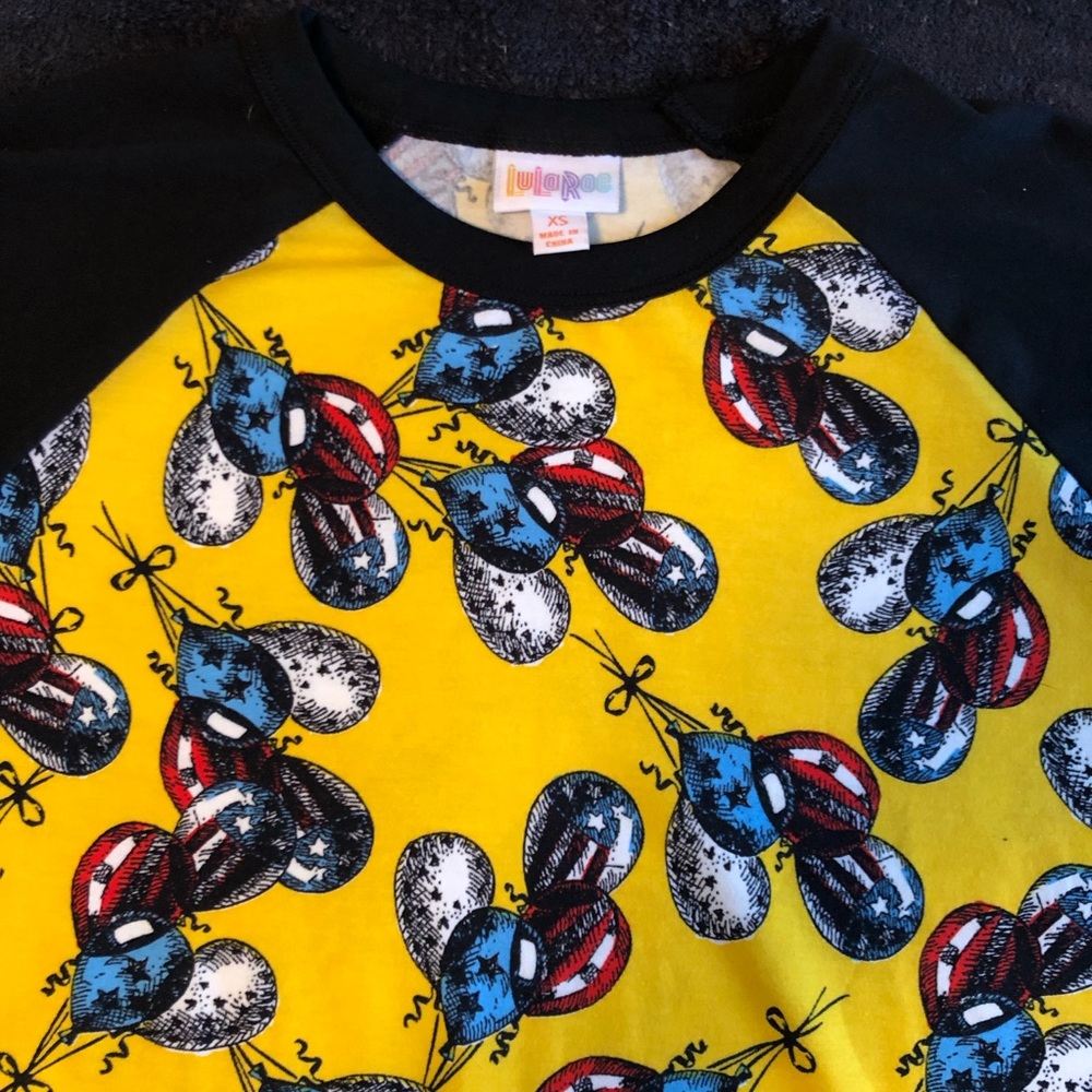 LuLaRoe Randy Baseball Tee - Picture 2 of 4